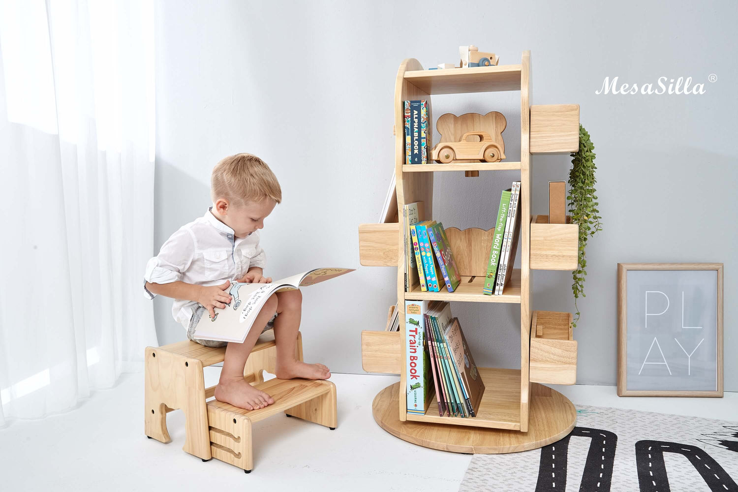 Encourage independent reading and learning with beautifully designed kids furniture.