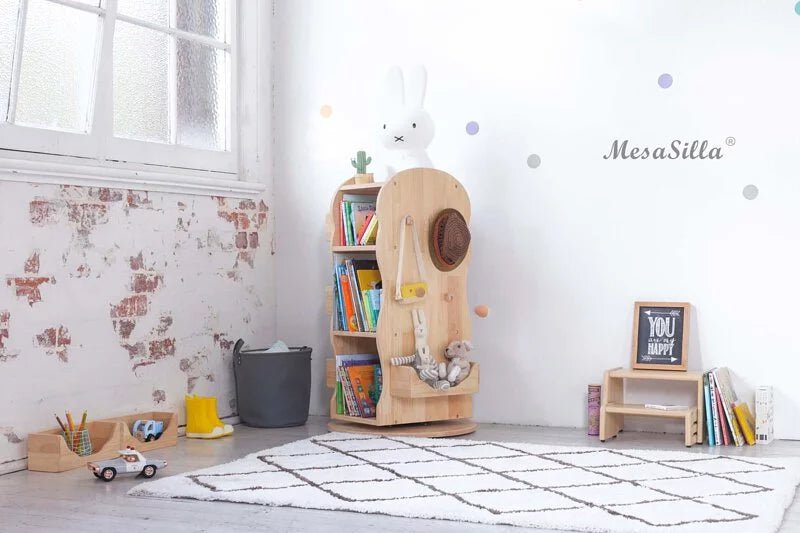 Mesasilla Rotating Bookshelf